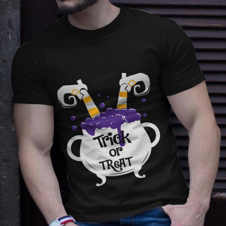 Trick Or Treat Funny Halloween Quote Unisex T-Shirt Gifts for Him