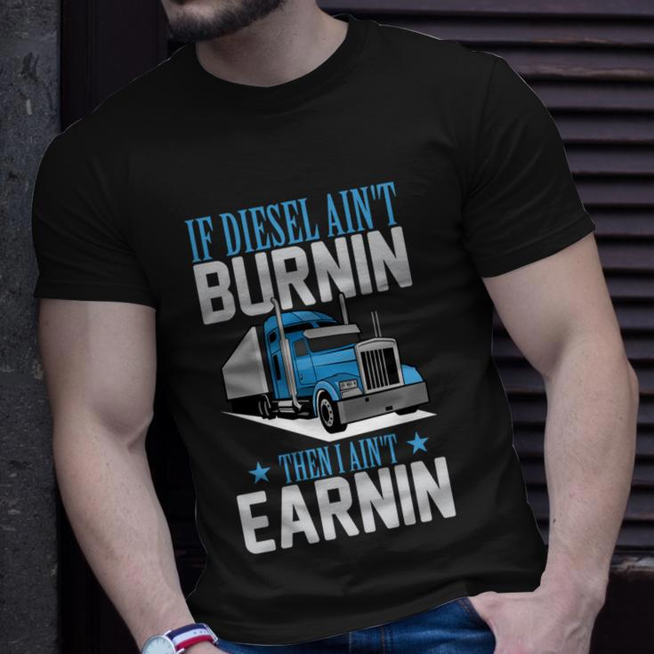 Truck Driver Funny Trucker Semicute Gifttrailer Truck Gift Unisex T-Shirt Gifts for Him