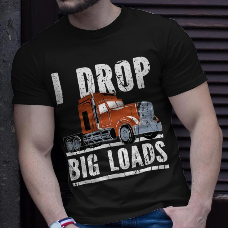 Trucker Trucker Accessories For Truck Driver Diesel Lover Trucker_ V2 Unisex T-Shirt Gifts for Him