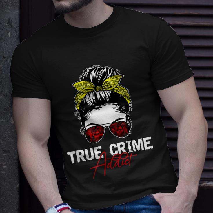 True Crime Addict Unisex T-Shirt Gifts for Him