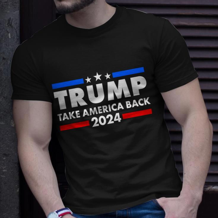 Trump Take America Back 2024 Election Logo Unisex T-Shirt Gifts for Him