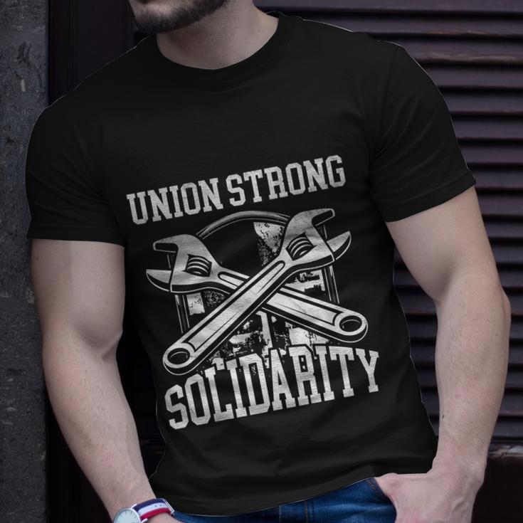 Union Strong Solidarity Labor Day Worker Proud Laborer Meaningful Gift Unisex T-Shirt Gifts for Him