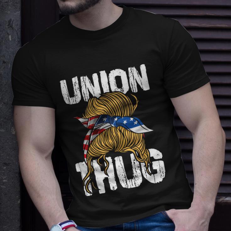 Union Thug Labor Day Skilled Union Laborer Worker Cute Gift Unisex T-Shirt Gifts for Him