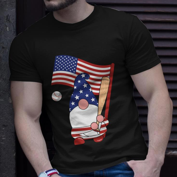 Usa Flag Gnome Graphic 4Th Of July Plus Size Shirt Unisex T-Shirt Gifts for Him