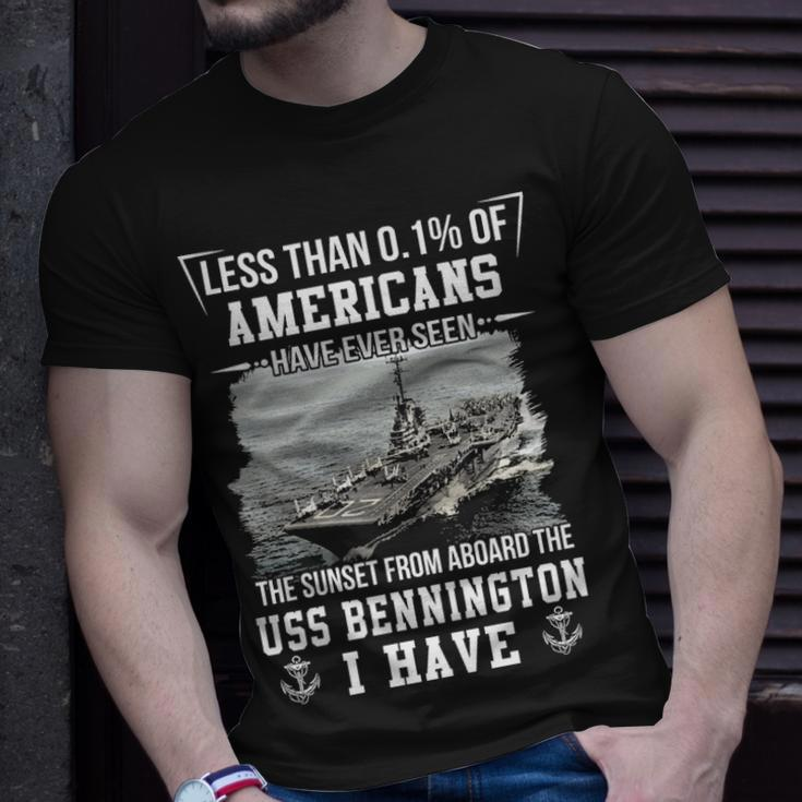 Uss Bennington Cv 20 Sunset Unisex T-Shirt Gifts for Him