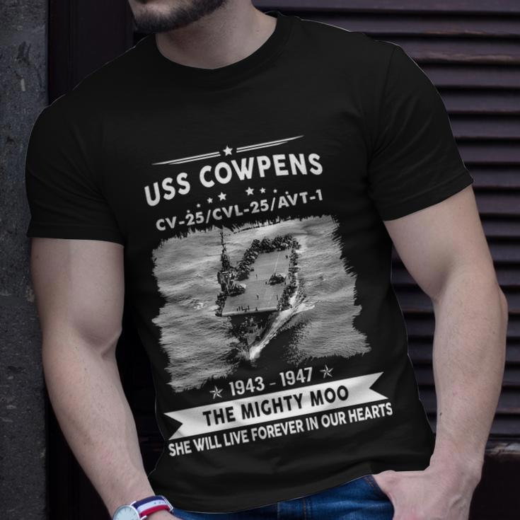 Uss Cowpens Cvl 25 Uss Cow Pens Unisex T-Shirt Gifts for Him
