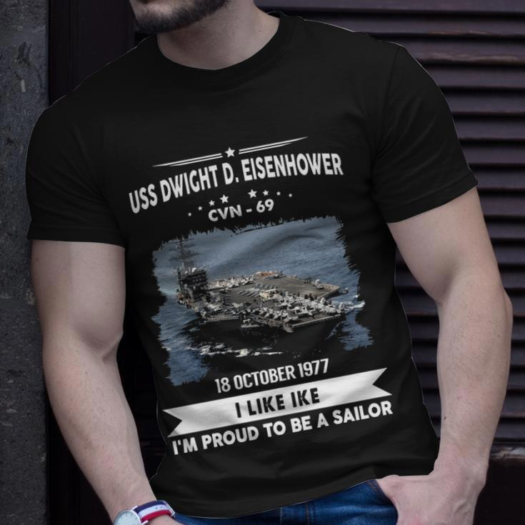 Uss Dwight D Eisenhower Cvn 69 Uss Ike Unisex T-Shirt Gifts for Him