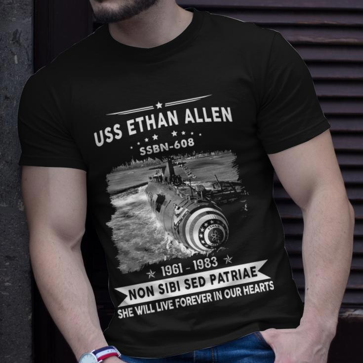 Uss Ethan Allen Ssbn Unisex T-Shirt Gifts for Him
