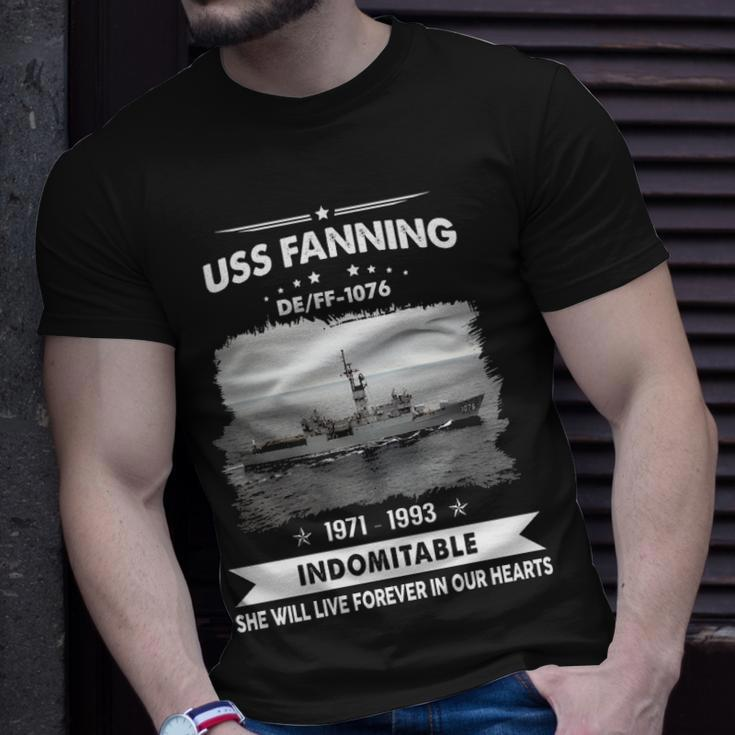 Uss Fanning Ff 1076 De Unisex T-Shirt Gifts for Him