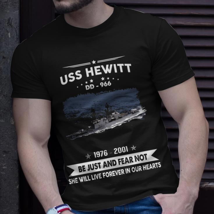 Uss Hewitt Dd Unisex T-Shirt Gifts for Him