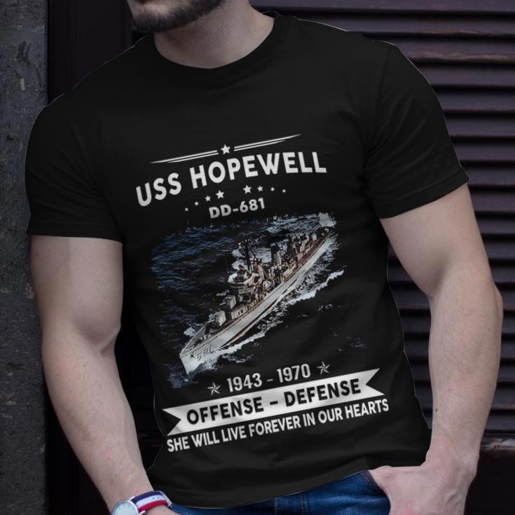 Uss Hopewell Dd Unisex T-Shirt Gifts for Him