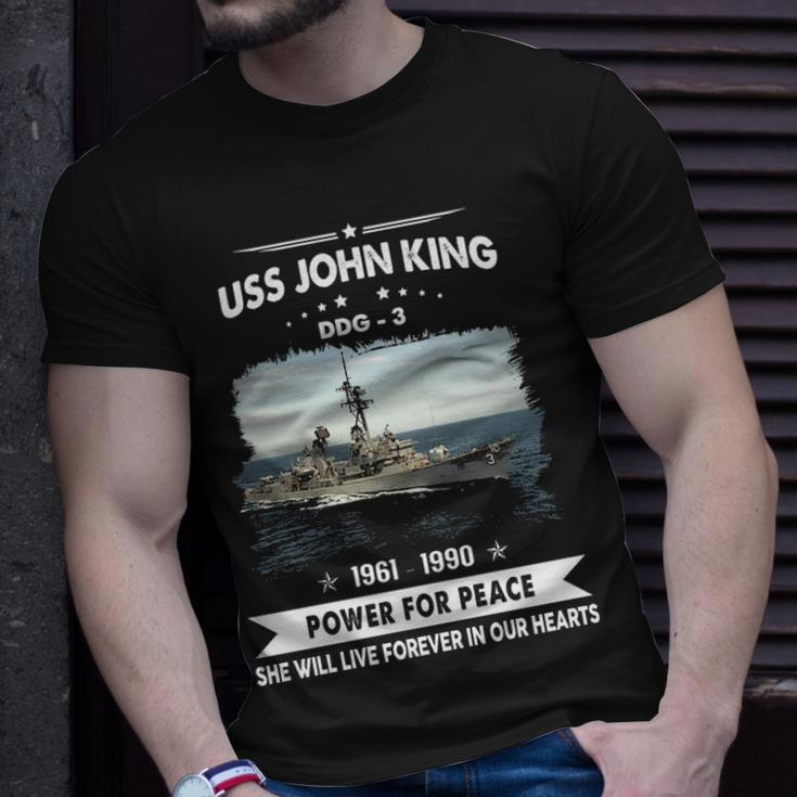 Uss John King Ddg Unisex T-Shirt Gifts for Him