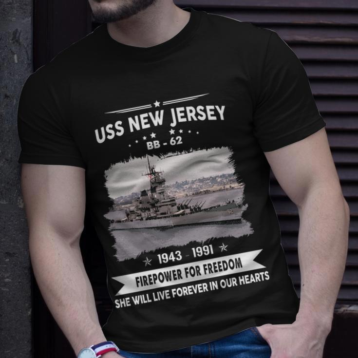 Uss New Jersey Bb Unisex T-Shirt Gifts for Him