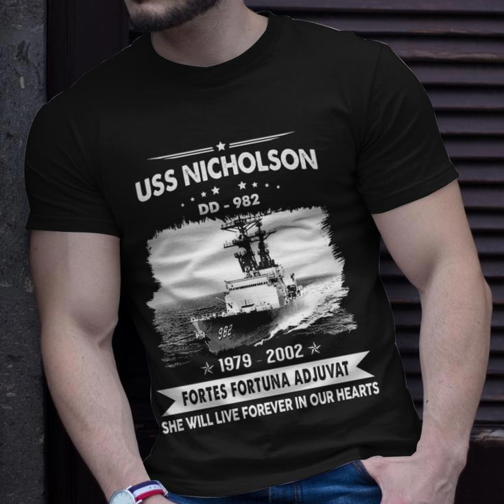 Uss Nicholson Dd Unisex T-Shirt Gifts for Him