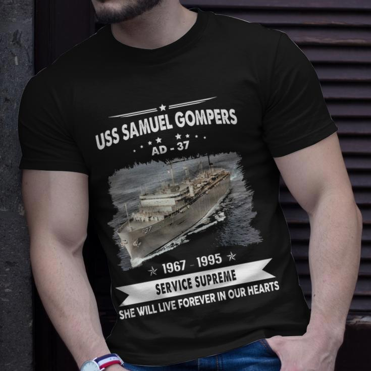 Uss Samuel Gompers Ad Unisex T-Shirt Gifts for Him