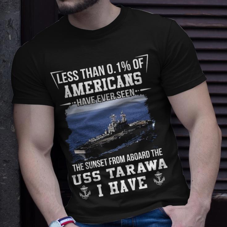 Uss Tarawa Lha 1 Sunset Unisex T-Shirt Gifts for Him