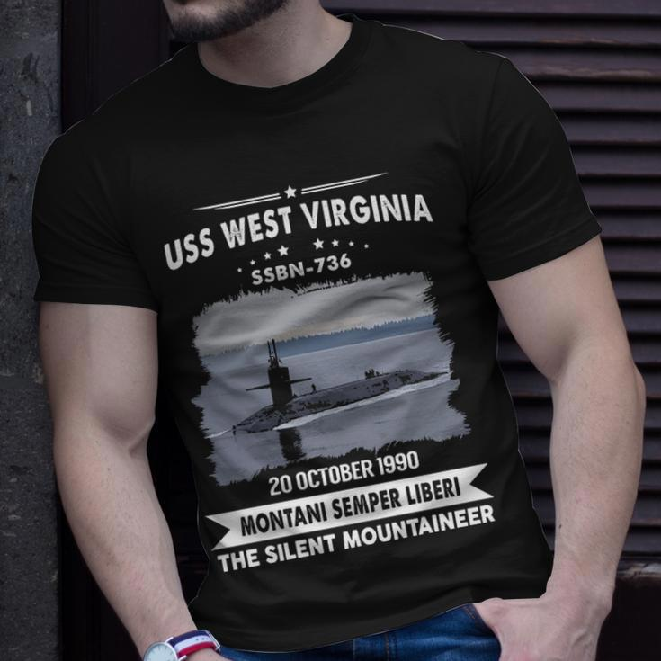 Uss West Virginia Ssbn Unisex T-Shirt Gifts for Him