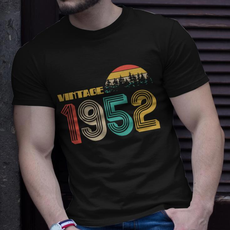 Vintage 1952 Sun Wilderness 70Th Birthday Tshirt Unisex T-Shirt Gifts for Him