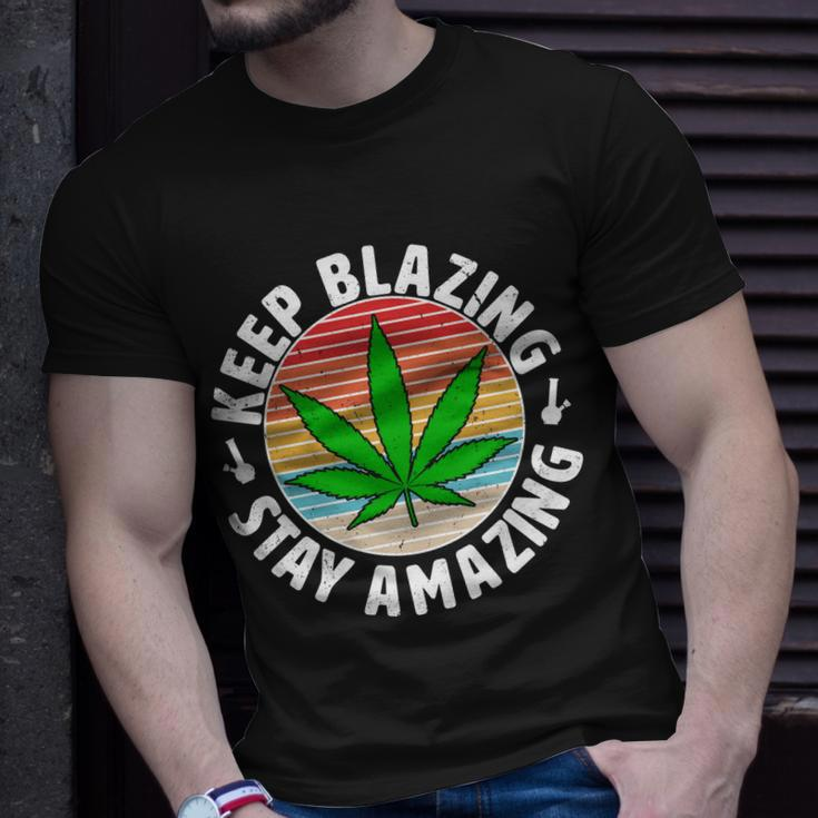 Vintage Keep Blazing Stay Amazing Unisex T-Shirt Gifts for Him