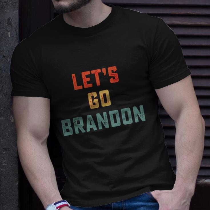 Vintage Lets Go Brandon Lets Go Brandon Unisex T-Shirt Gifts for Him