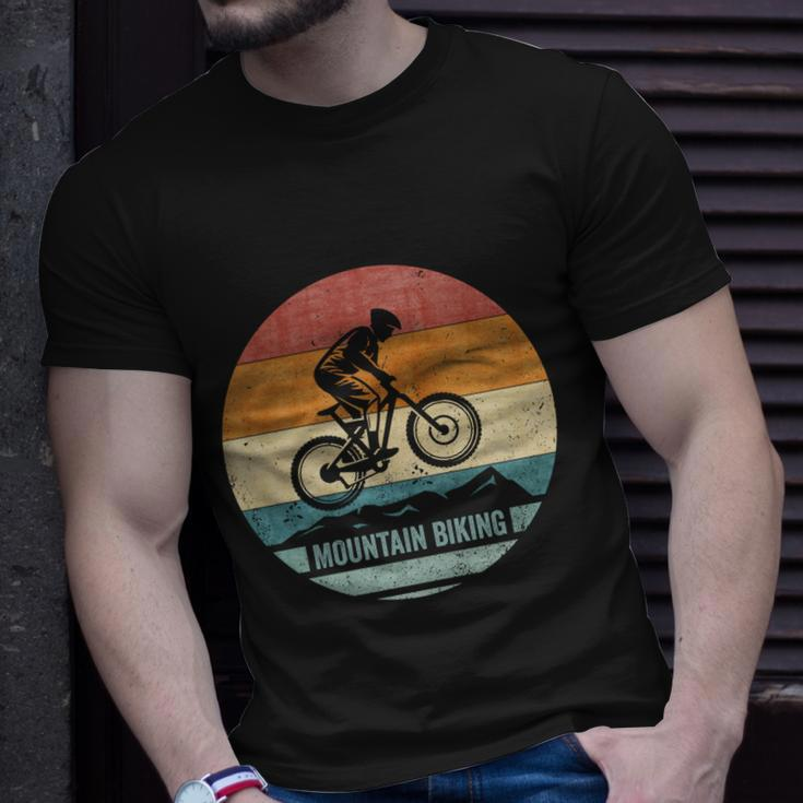 Vintage Retro Downhill Mountain Bike Mtb Mountain Biking Gift Unisex T-Shirt Gifts for Him