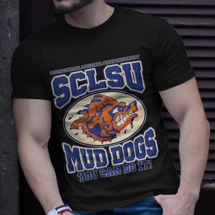 Vintage Sclsu Mud Dogs Classic Football Tshirt Unisex T-Shirt Gifts for Him