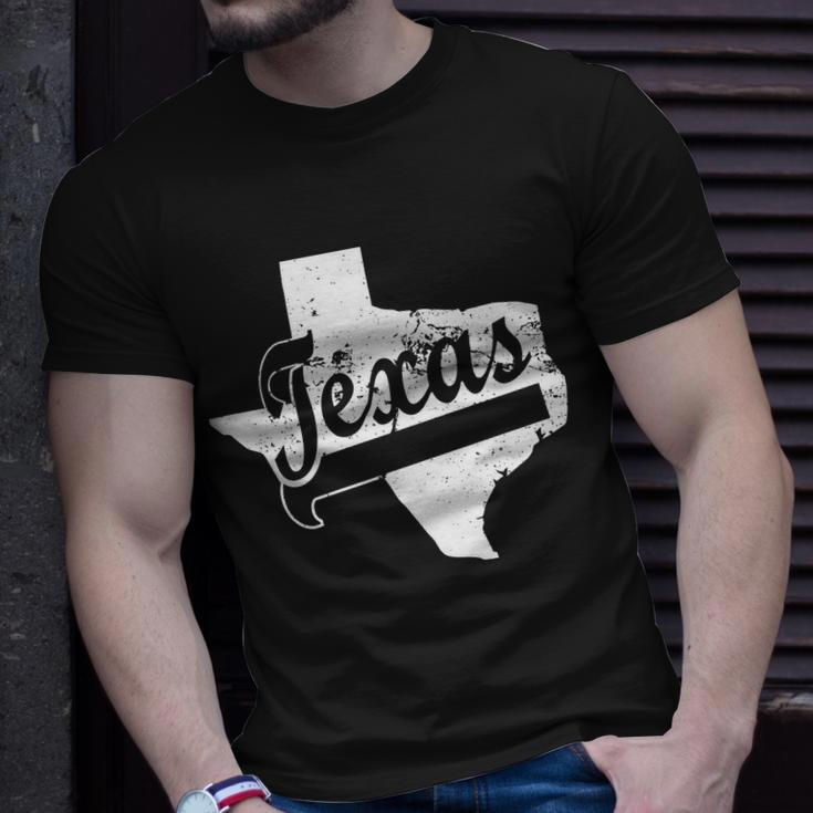 Vintage Texas State Logo Unisex T-Shirt Gifts for Him