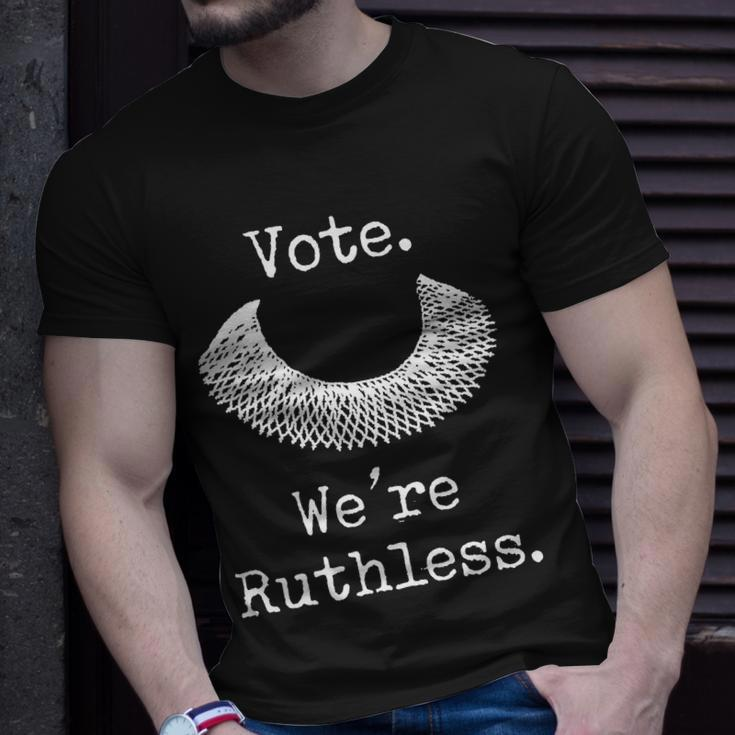 Vote Were Ruthless Womens Rights Pro Choice Roe Unisex T-Shirt Gifts for Him