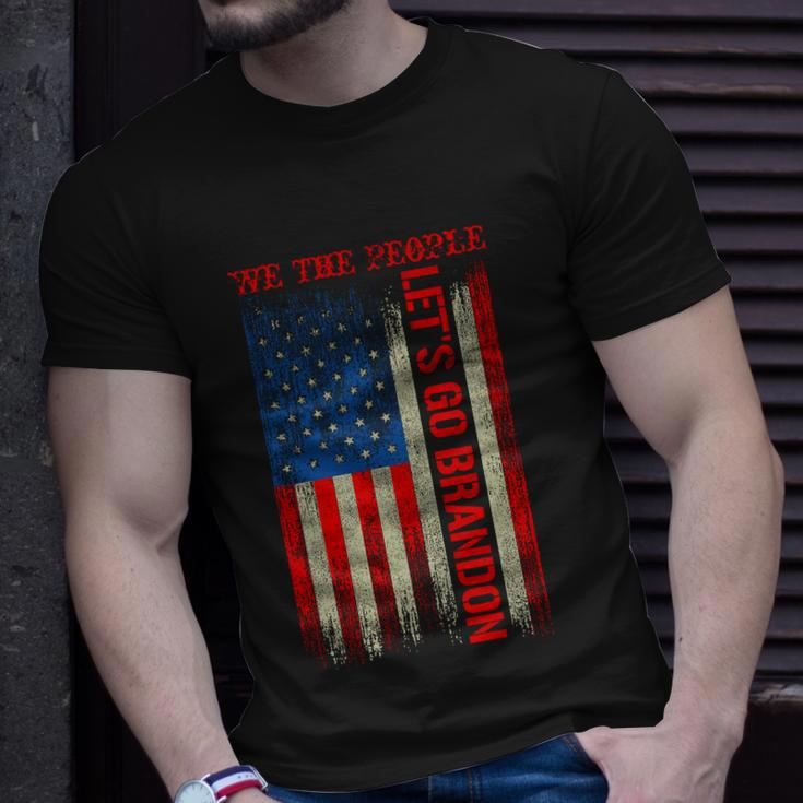 We The People Lets Go Brandon Patriotic Unisex T-Shirt Gifts for Him