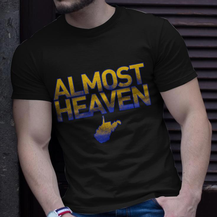 West Virginia Almost Heaven Tshirt Unisex T-Shirt Gifts for Him