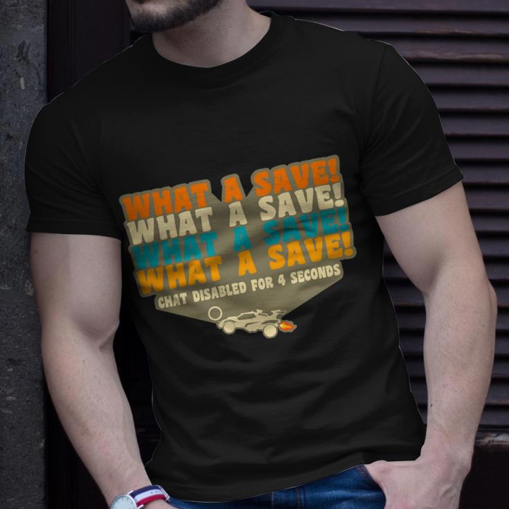 What A Save Rocket Soccer Unisex T-Shirt Gifts for Him