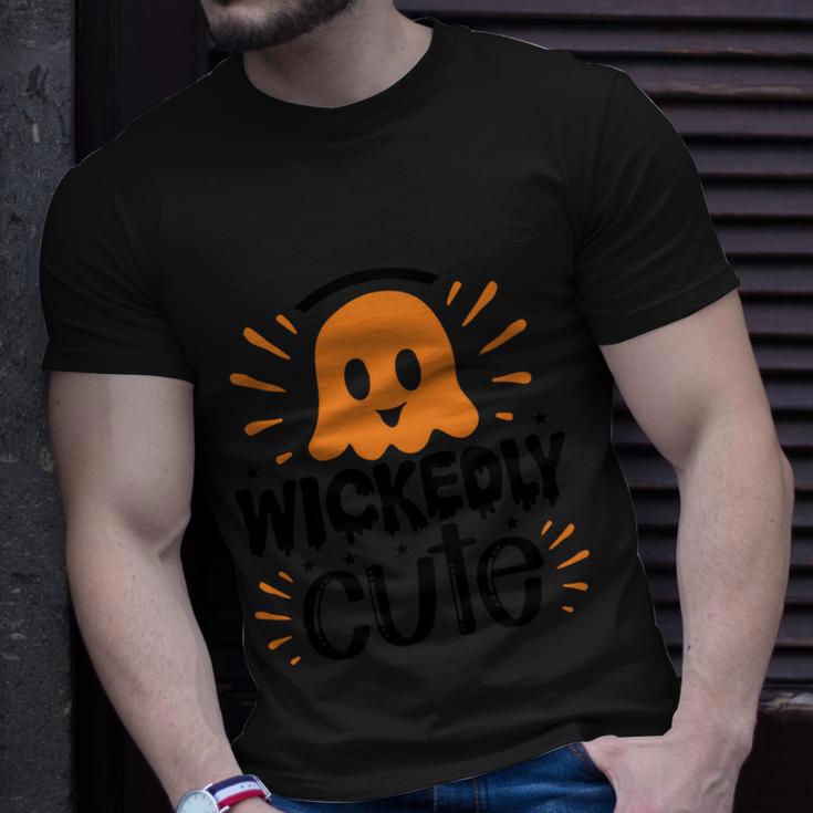 Wickedly Cute Boo Halloween Quote Unisex T-Shirt Gifts for Him