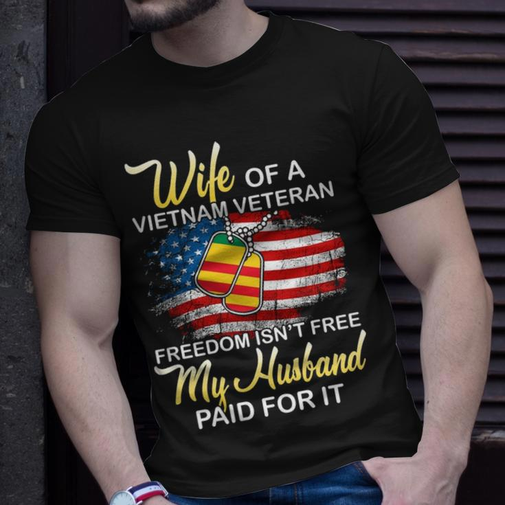 Wife Of Viet Nam Veteran Unisex T-Shirt Gifts for Him