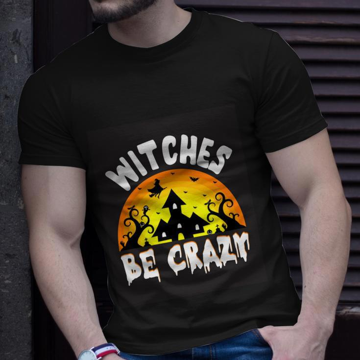 Witches Be Crazy Halloween Quote Unisex T-Shirt Gifts for Him