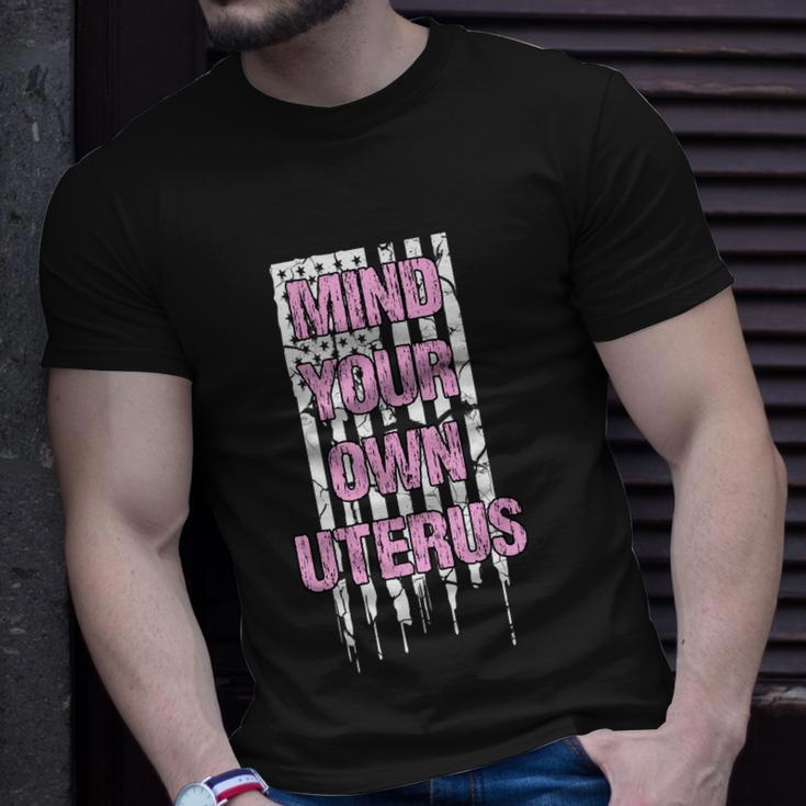 Womens Rights Mind Your Own Uterus Pro Choice Feminist Gift Unisex T-Shirt Gifts for Him