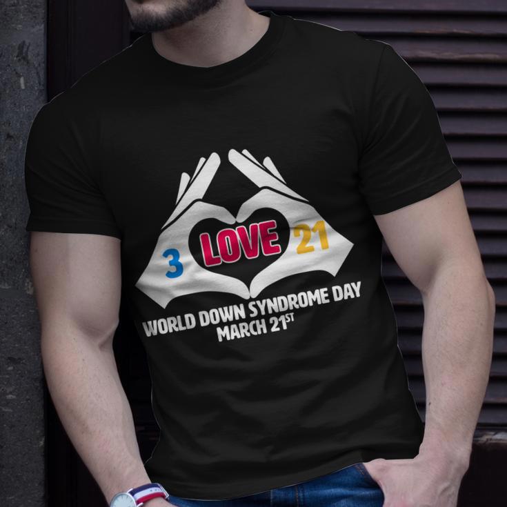 World Down Syndrome Day March 21 Tshirt Unisex T-Shirt Gifts for Him