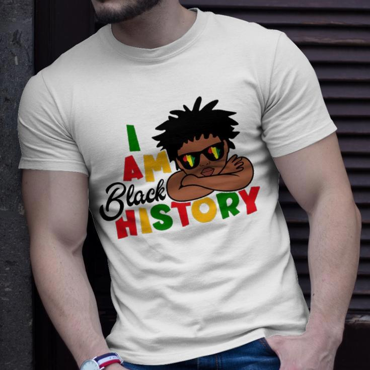 I Am Black History For Boys Black History Month T-shirt Gifts for Him
