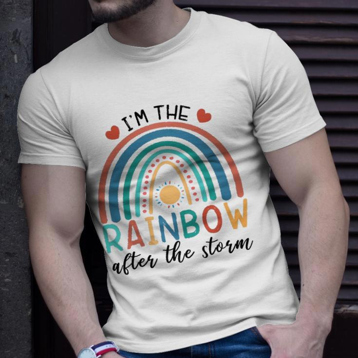 Dokz Funny I&8217M The Rainbow After The Storm Newborn Boy Girl Unisex T-Shirt Gifts for Him