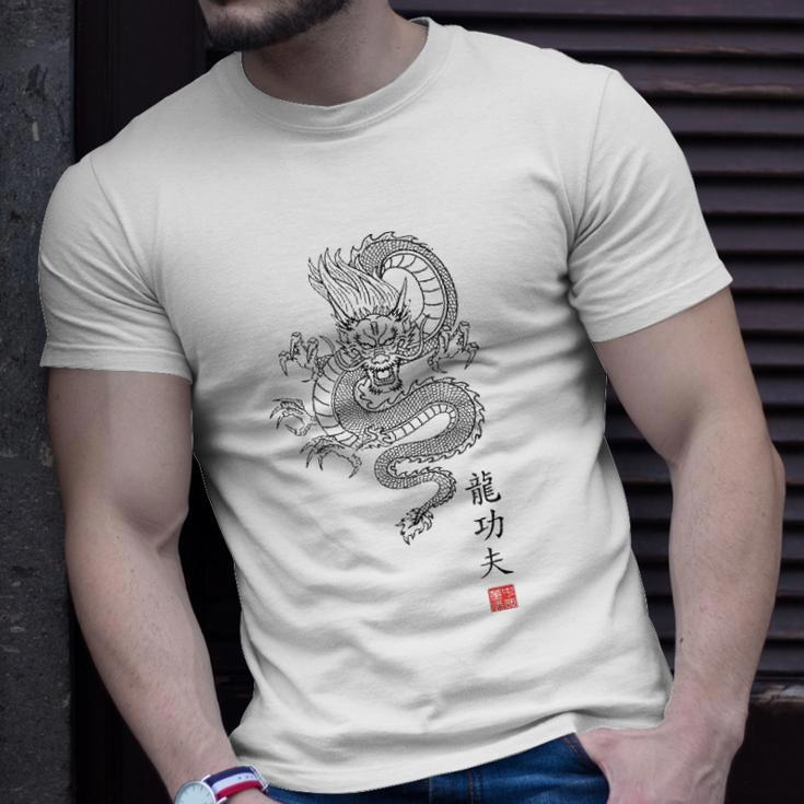 Dragon Kung Fu Unisex T-Shirt Gifts for Him