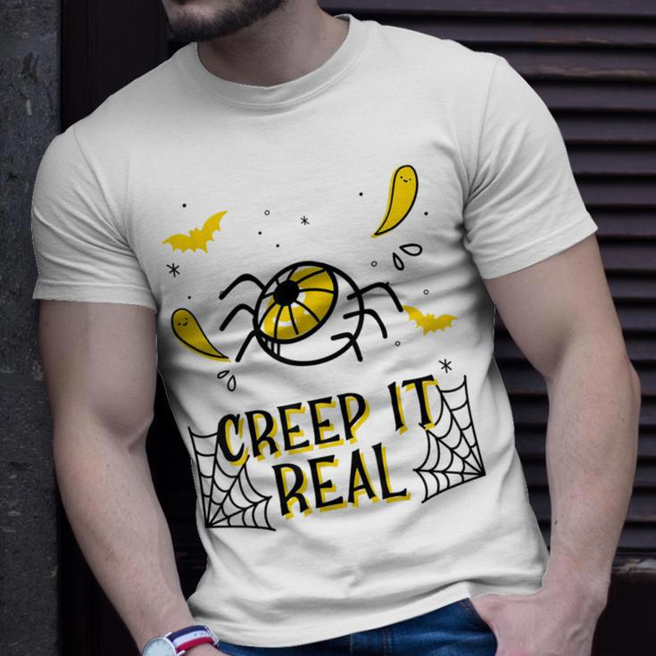 Halloween Spooky Eye Creep It Real Costume Unisex T-Shirt Gifts for Him