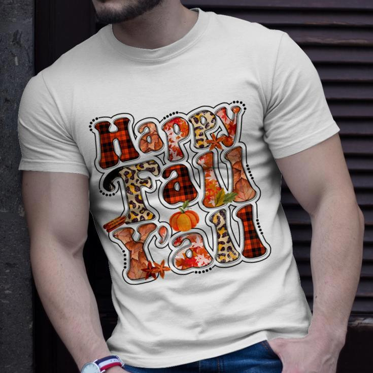 Happy Fall Yall Autumn Vibes Halloween For Autumn Lovers T-shirt Gifts for Him