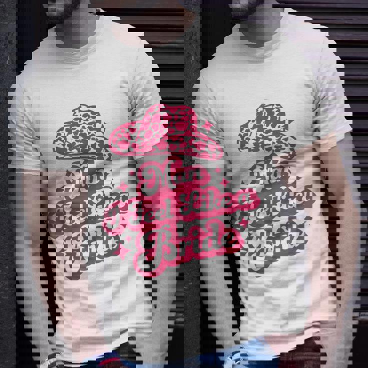 Man I Feel Like A Bride Retro Cowboy Hat Western Cowgirl T-shirt Gifts for Him