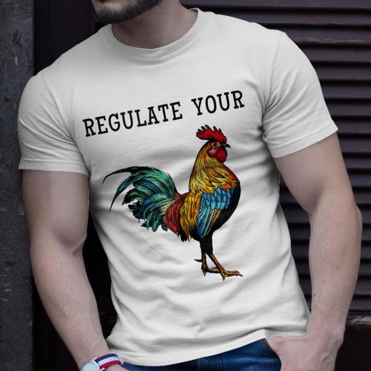 Pro Choice Feminist Womens Right Funny Saying Regulate Your Unisex T-Shirt Gifts for Him