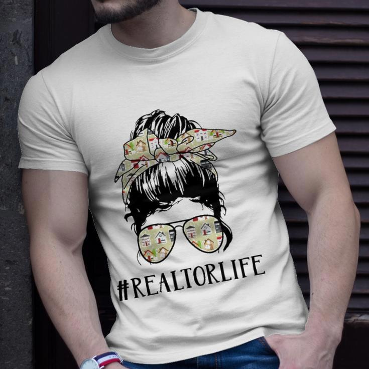 Realtor Life Messy Bun Girl Unisex T-Shirt Gifts for Him
