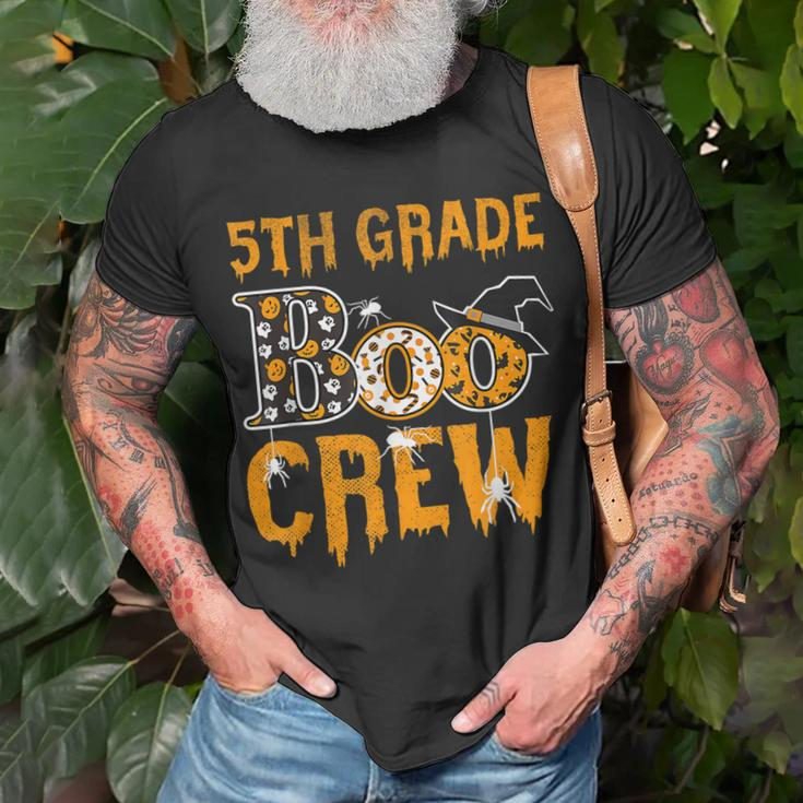 5Th Grade Teacher Boo Crew Halloween 5Th Grade Teacher Unisex T-Shirt Gifts for Old Men
