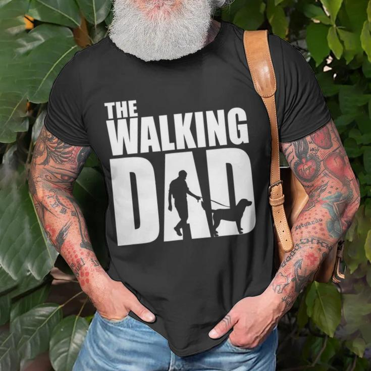 Best Funny Gift For Fathers Day 2022 The Walking Dad Unisex T-Shirt Gifts for Old Men