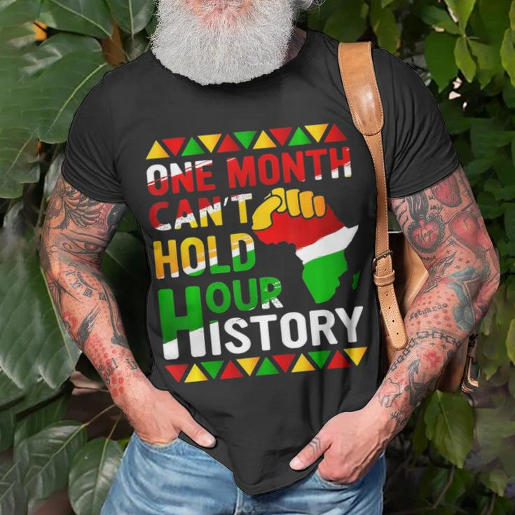 Black History Month One Month Cant Hold Our History T-shirt Gifts for Old Men
