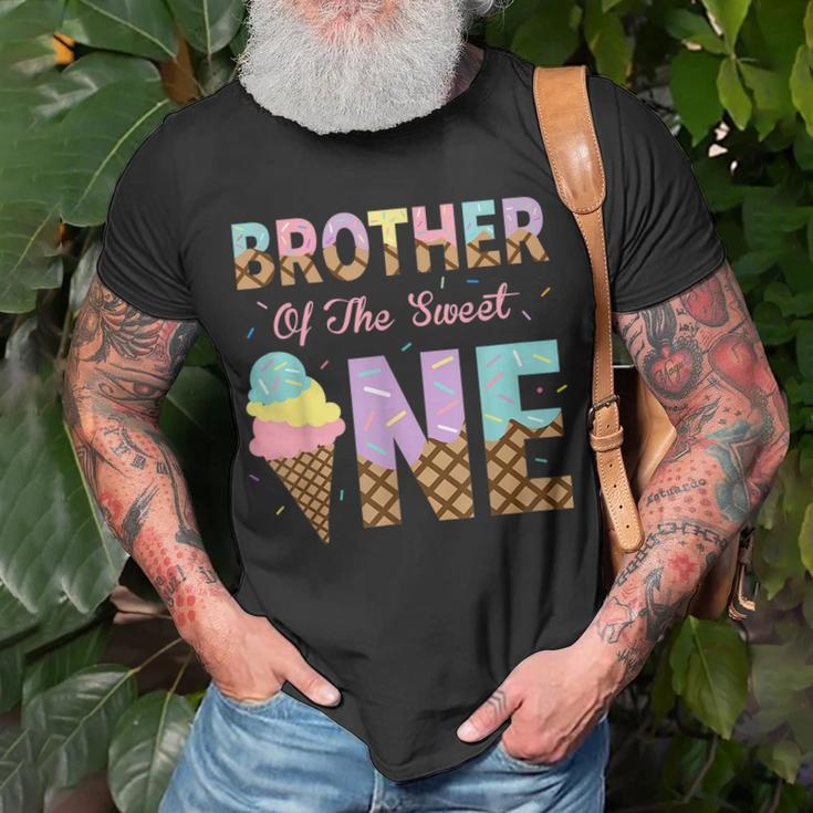 Brother Of The Sweet One Ice Cream 1St First Birthday Family Unisex T-Shirt Gifts for Old Men
