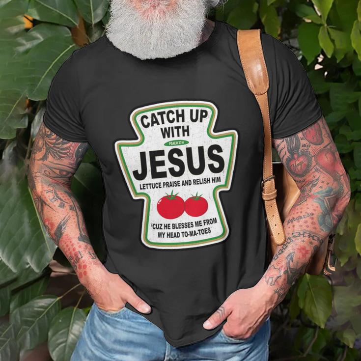 Catch Up With Jesus Ketchup Faith V2 T Shirt Thetio