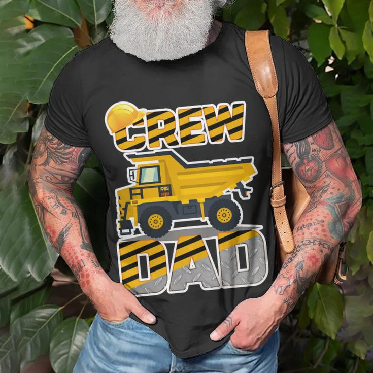 Dad Birthday Crew Construction Party T-shirt Gifts for Old Men